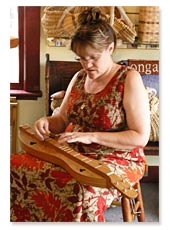 Mary Carty with mountain dulcimer